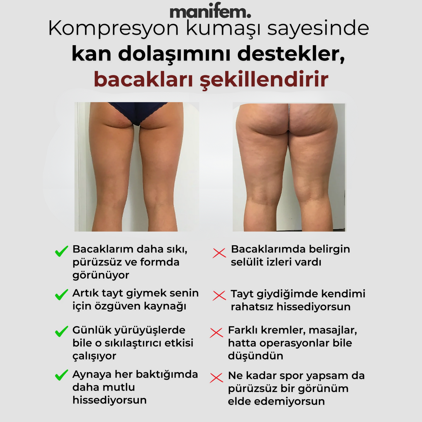 Manifem Anti-Selülit Spor Tayt